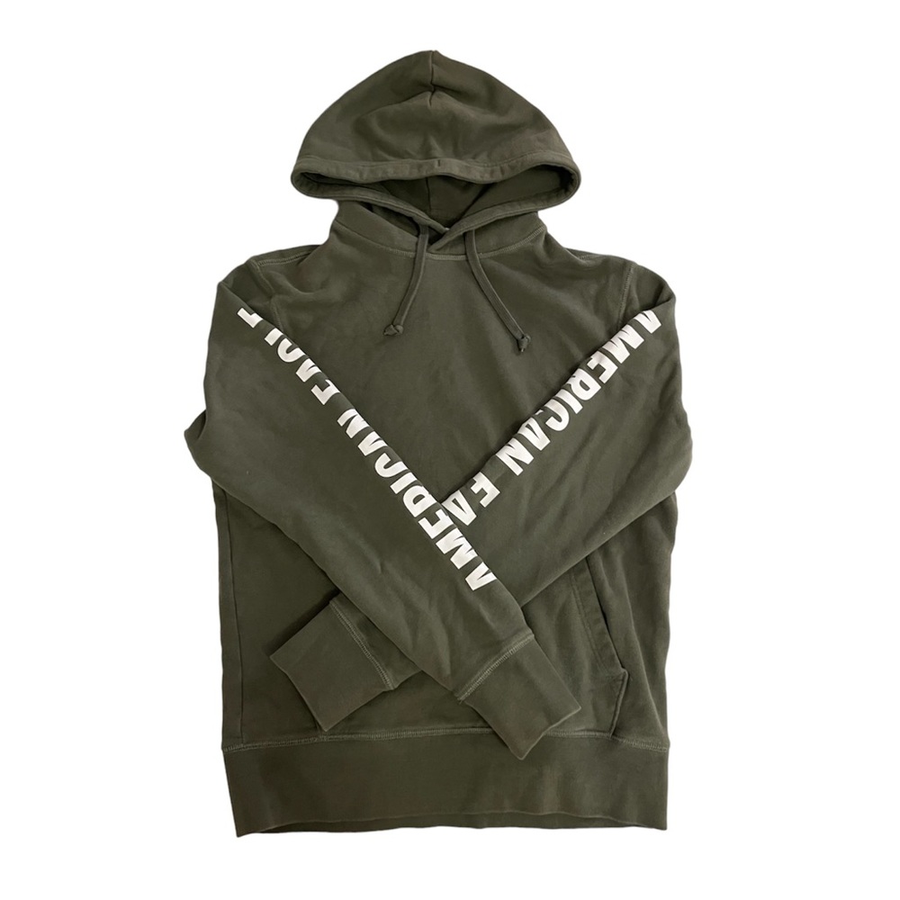 American Eagle Olive Pullover Hoodie